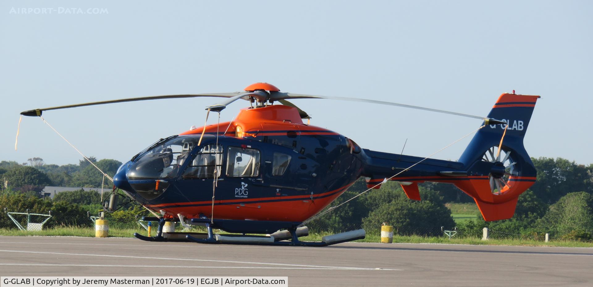 G-GLAB, 2008 Eurocopter EC-135T-2+ C/N 0712, at GCI for lighthouse maintenance duties