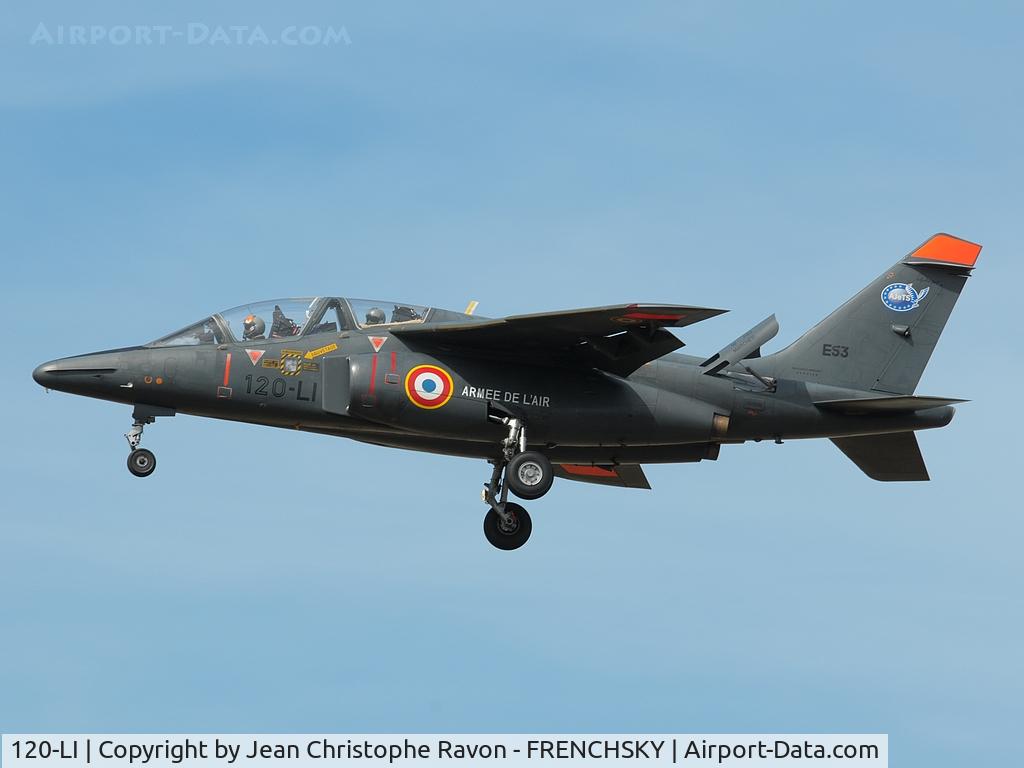 120-LI, Dornier Alphajet E C/N E53, Armée de l'Air, Cazaux Air Base LFBC