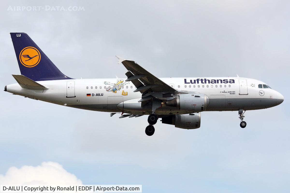D-AILU, 1997 Airbus A319-114 C/N 744, at fra