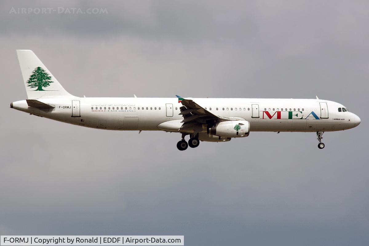 F-ORMJ, 2003 Airbus A321-231 C/N 2055, at fra