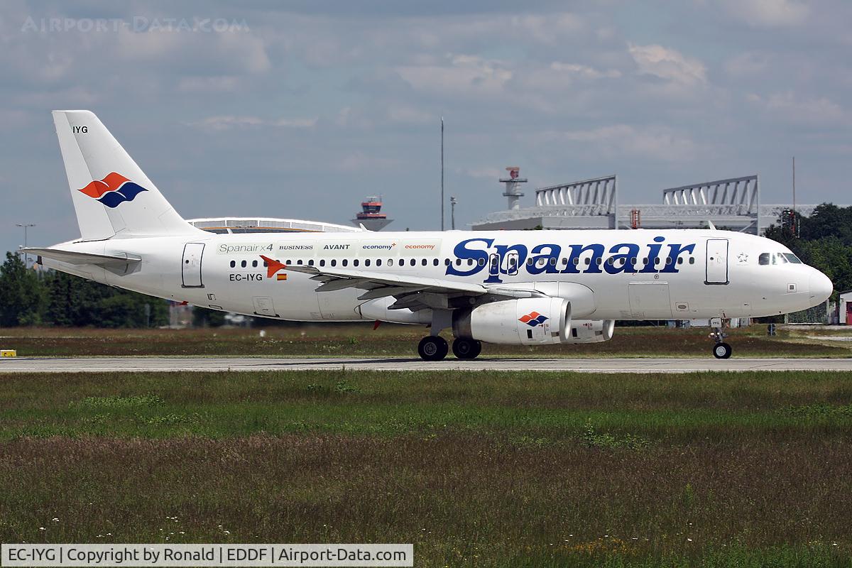 EC-IYG, 2004 Airbus A320-232 C/N 2210, at fra