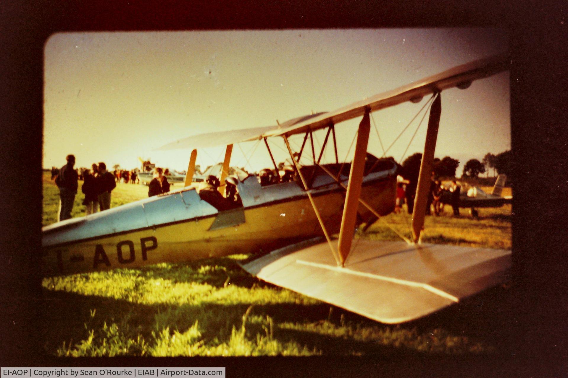 EI-AOP, 1965 Cessna 150F C/N 150-61586, Tiger Moth at Abbeyshrule circa 1972