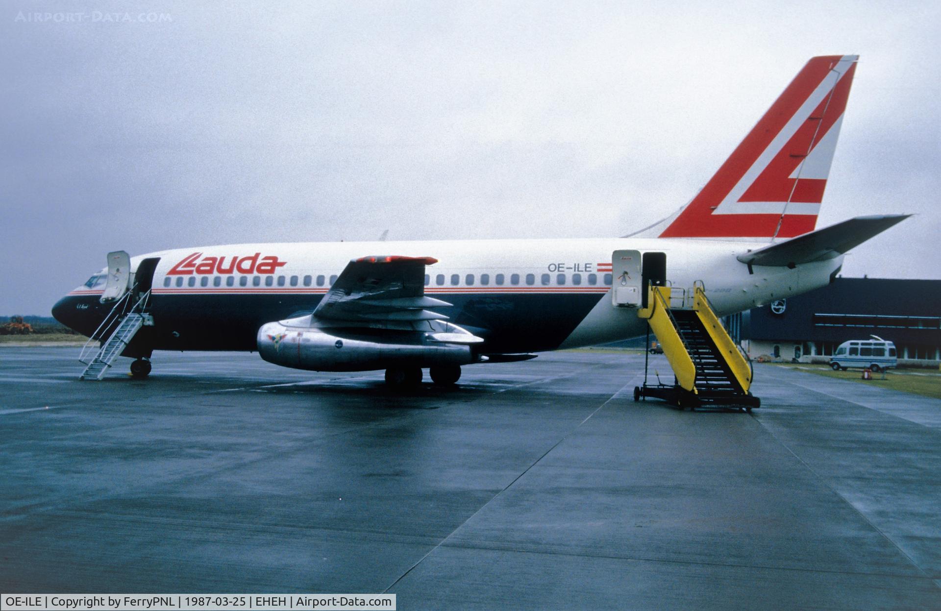 OE-ILE, 1980 Boeing 737-2T5 C/N 22023, Lauda  B732 in a rainy EIN