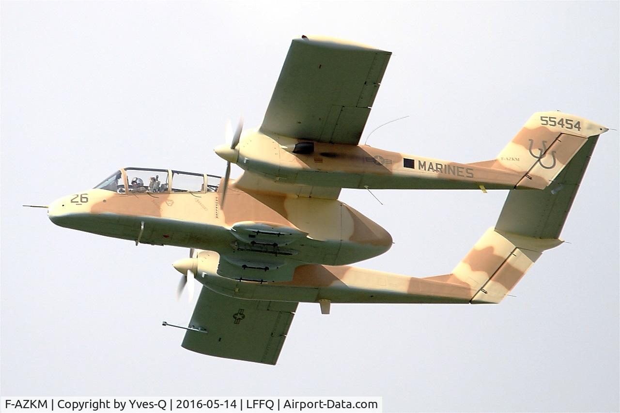 F-AZKM, 1971 North American OV-10B Bronco C/N 338-9 (305-65), North American OV-10B Bronco, On display, La Ferté-Alais (LFFQ) air show 2016