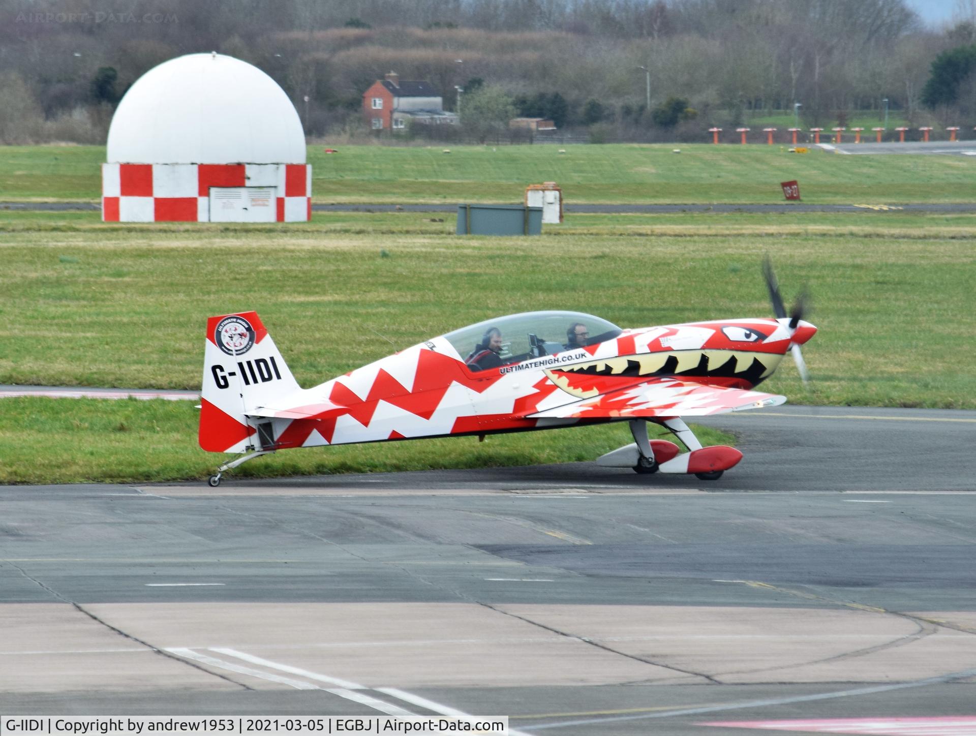 G-IIDI, 1997 Extra EA-300L C/N 047, G-IIDI at Gloucestershire Airport.
