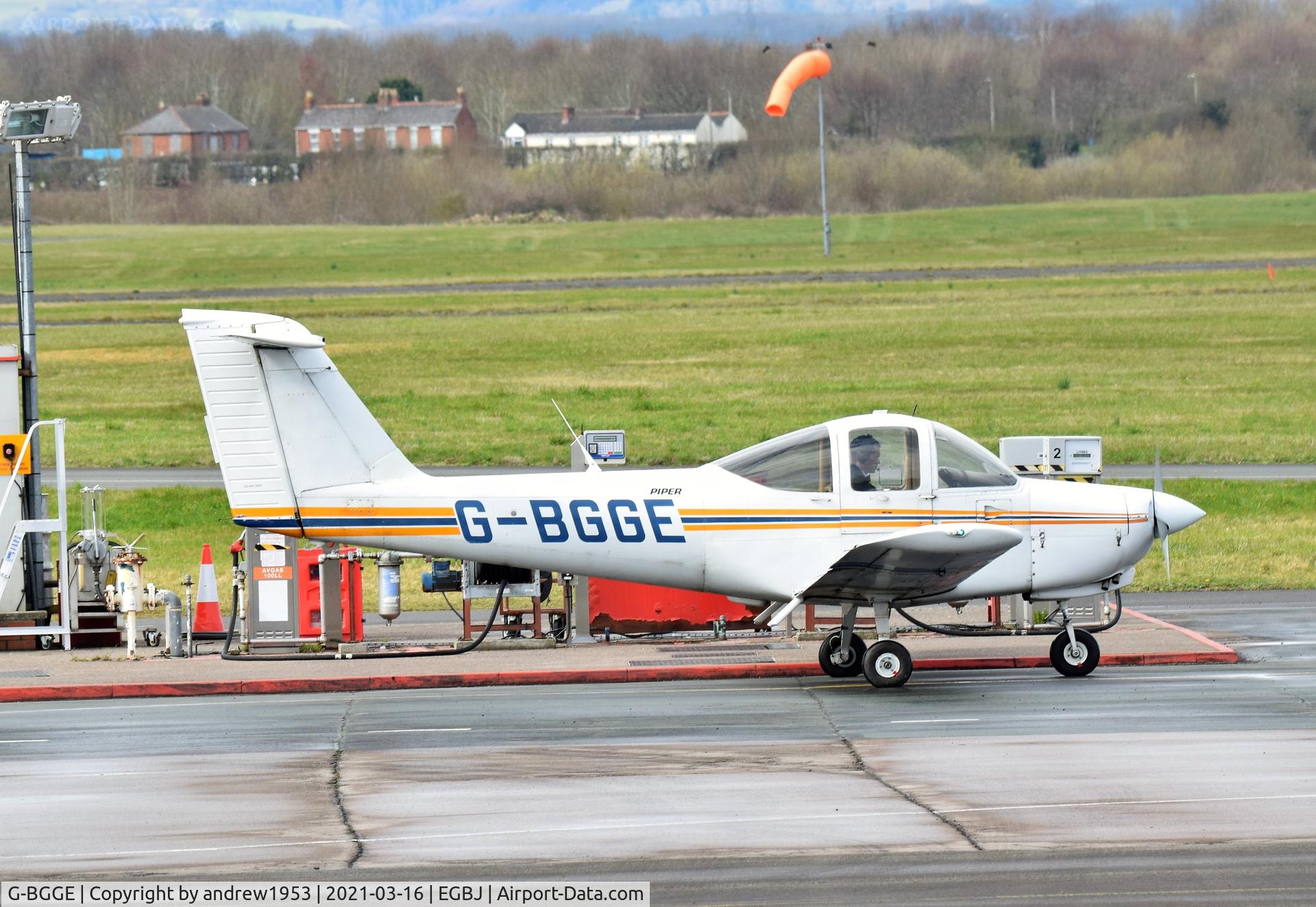 G-BGGE, 1978 Piper PA-38-112 Tomahawk Tomahawk C/N 38-79A0161, G-BGGE at Gloucestershire Airport.
