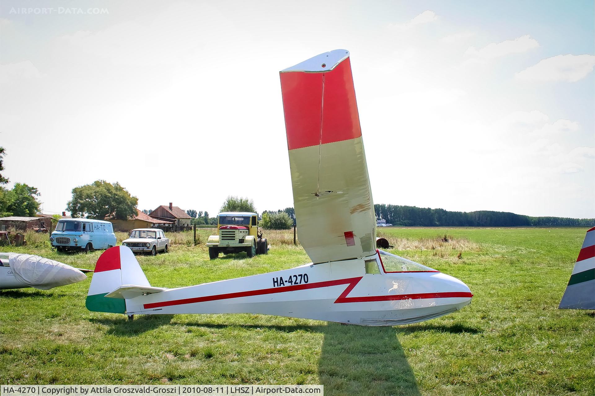 HA-4270, Scheibe Avialsa 60 Fauconnet C/N 32, LHSZ - Szentes Airport, Hungary