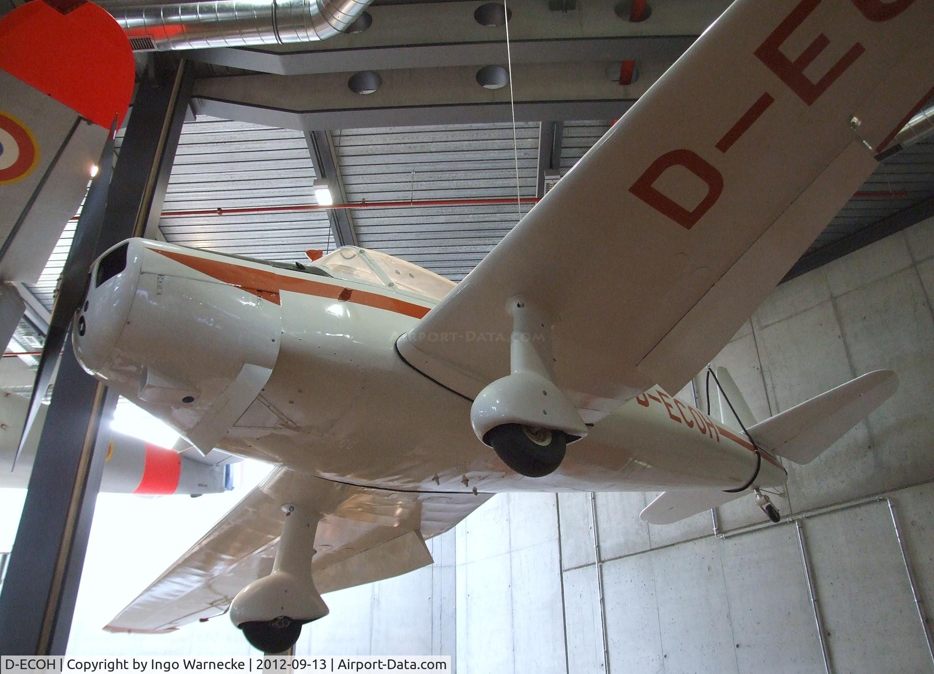 D-ECOH, 1959 Klemm Kl-107C C/N 129, Klemm Kl 107C at the DTM (Deutsches Technikmuseum), Berlin