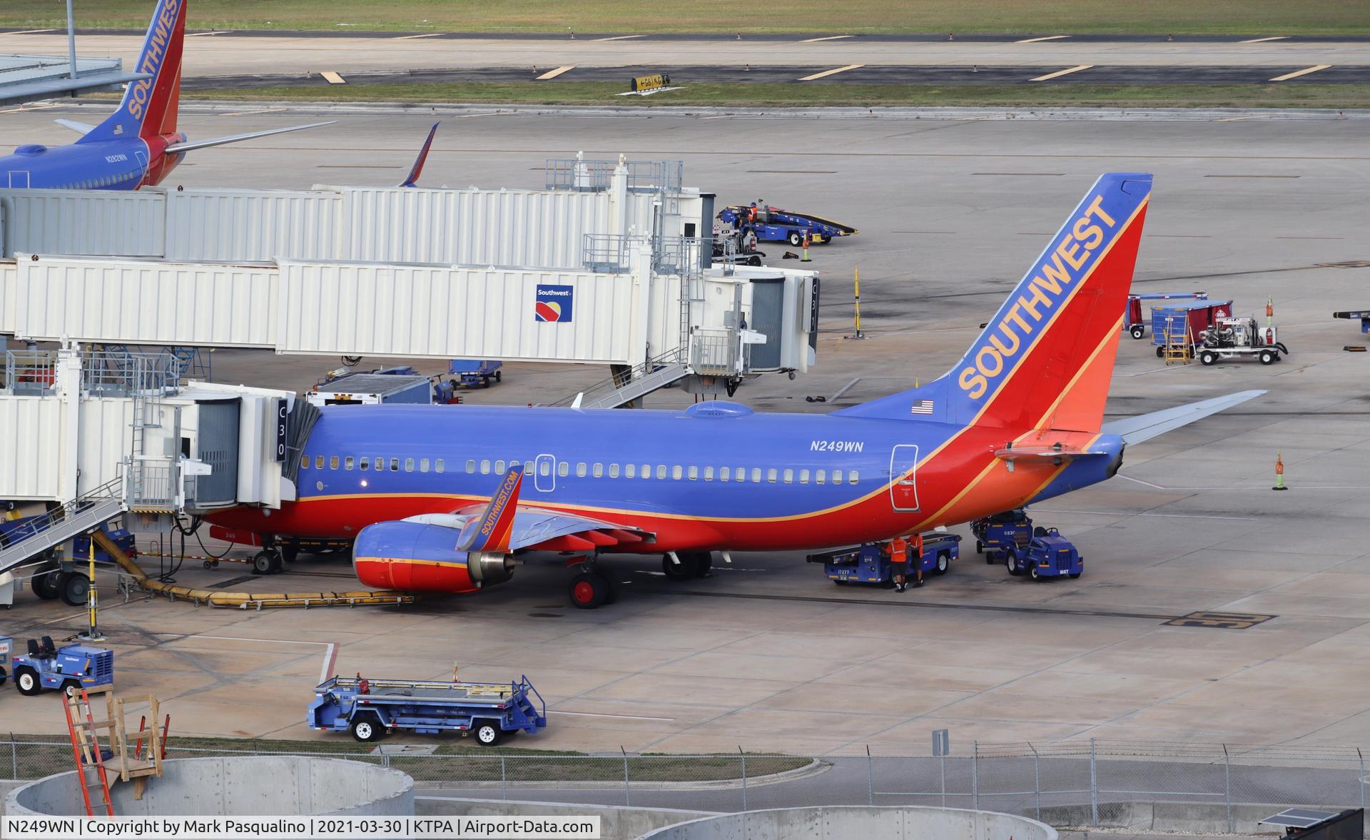 N249WN, 2006 Boeing 737-7H4 C/N 34951, Boeing 737-7H4
