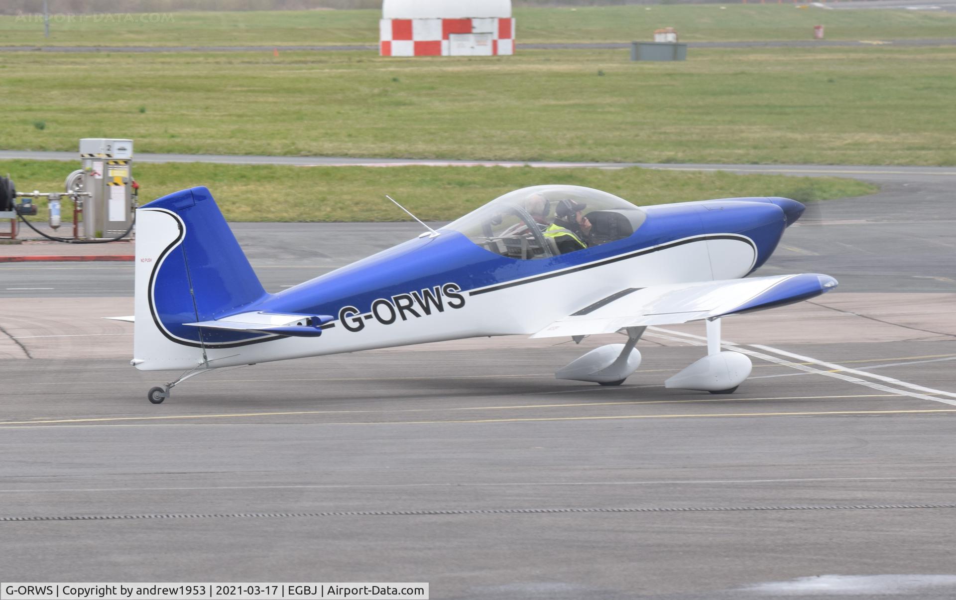 G-ORWS, 2019 Vans RV-14 C/N LAA 393-15519, G-ORWS at Gloucestershire Airport.