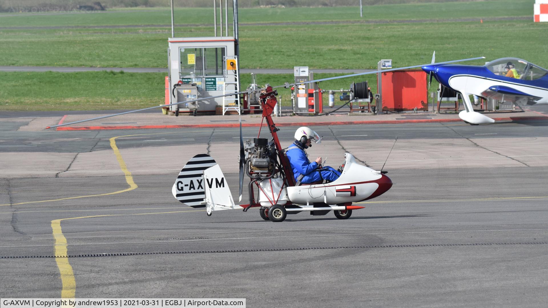 G-AXVM, 1970 Campbell Cricket C/N CA-329, G-AXVM at Gloucestershire Airport.