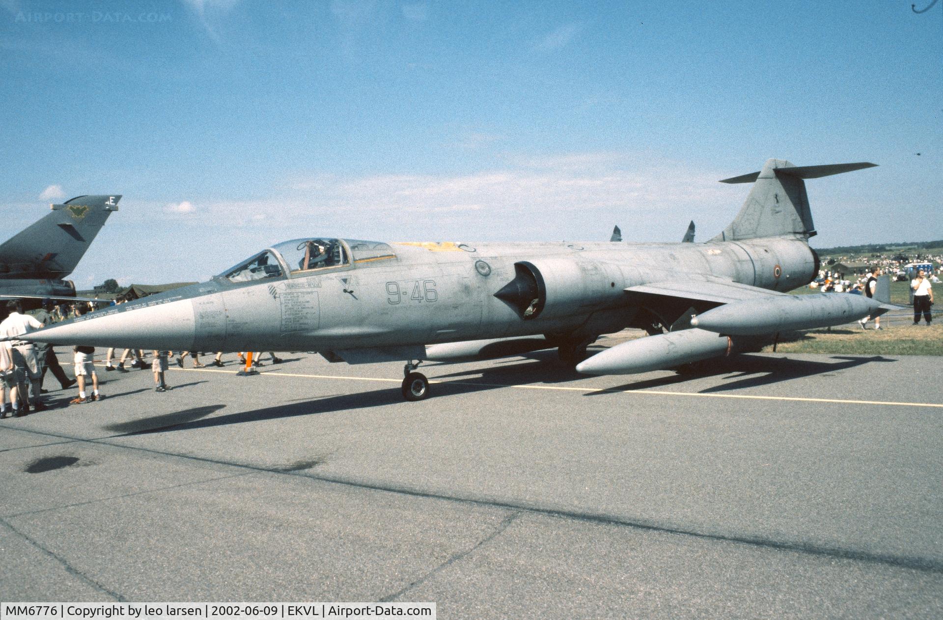 MM6776, Aeritalia F-104S ASA-M Starfighter C/N 1076, Værløse Air Base 9.6.2002