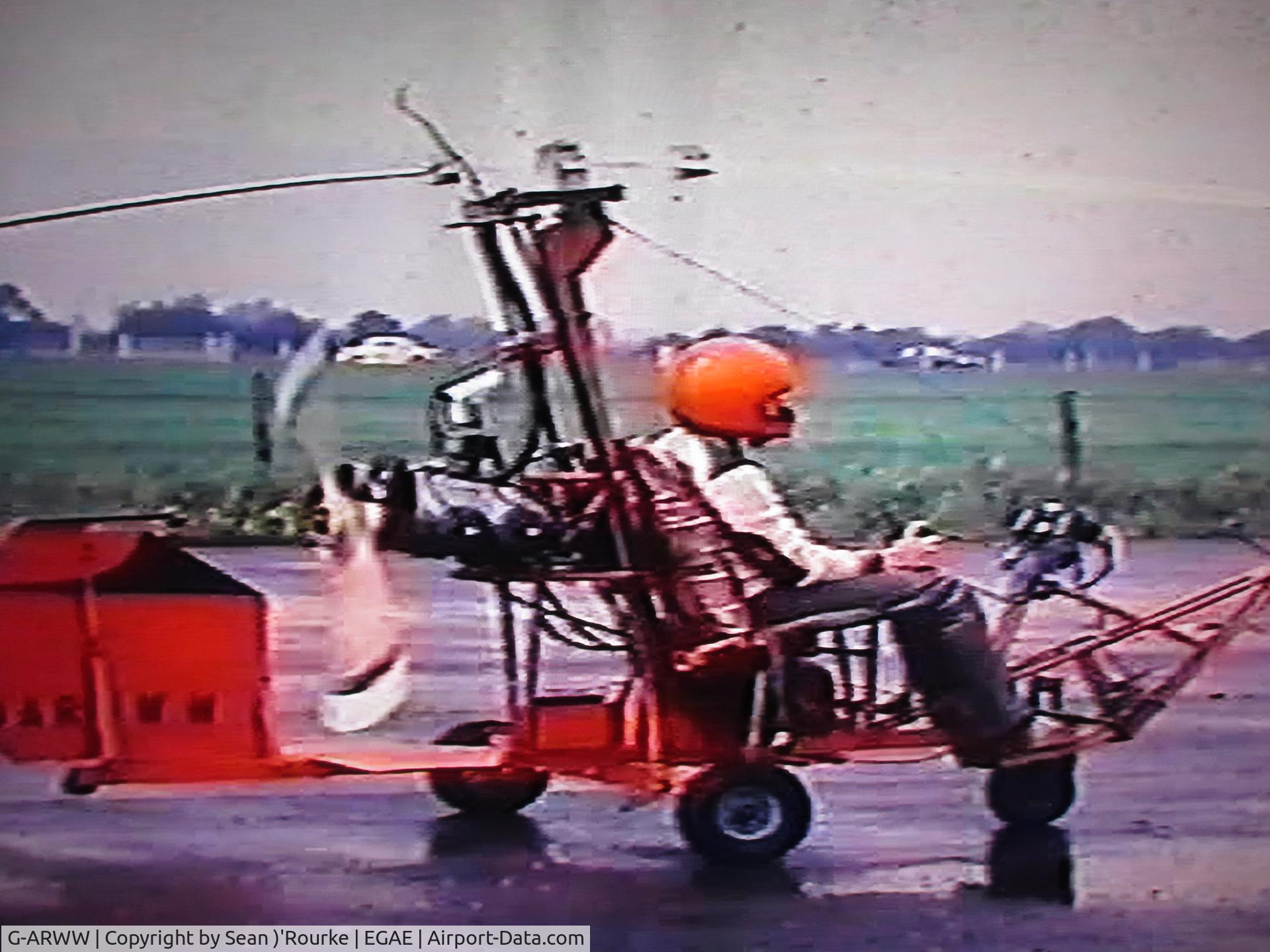 G-ARWW, Bensen B-8M Gyrocopter Gyrocopter C/N SJB-1, G-ARWW at Eglinton fly-in 1980