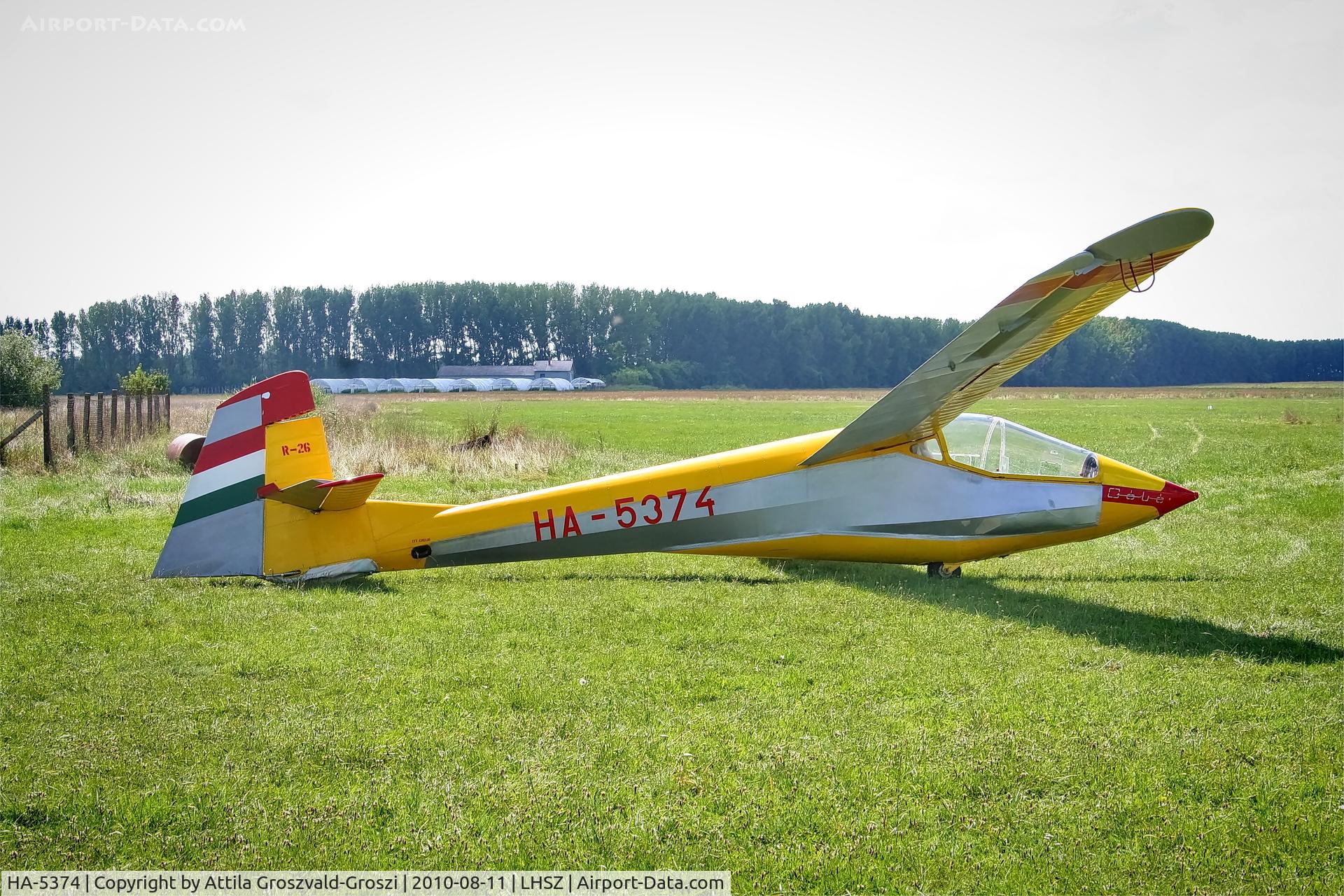 HA-5374, 1965 Rubik R-26S Góbé C/N E-1243, LHSZ - Szentes Airport, Hungary