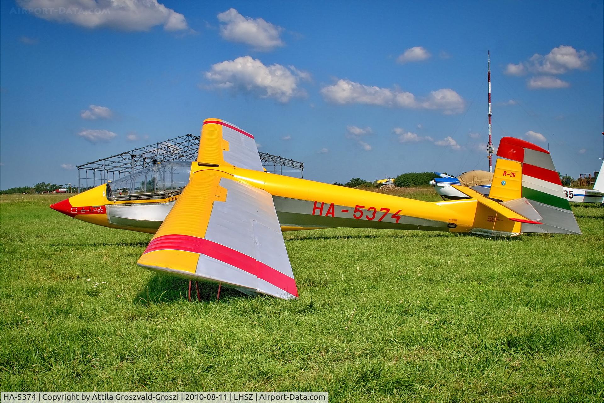 HA-5374, 1965 Rubik R-26S Góbé C/N E-1243, LHSZ - Szentes Airport, Hungary