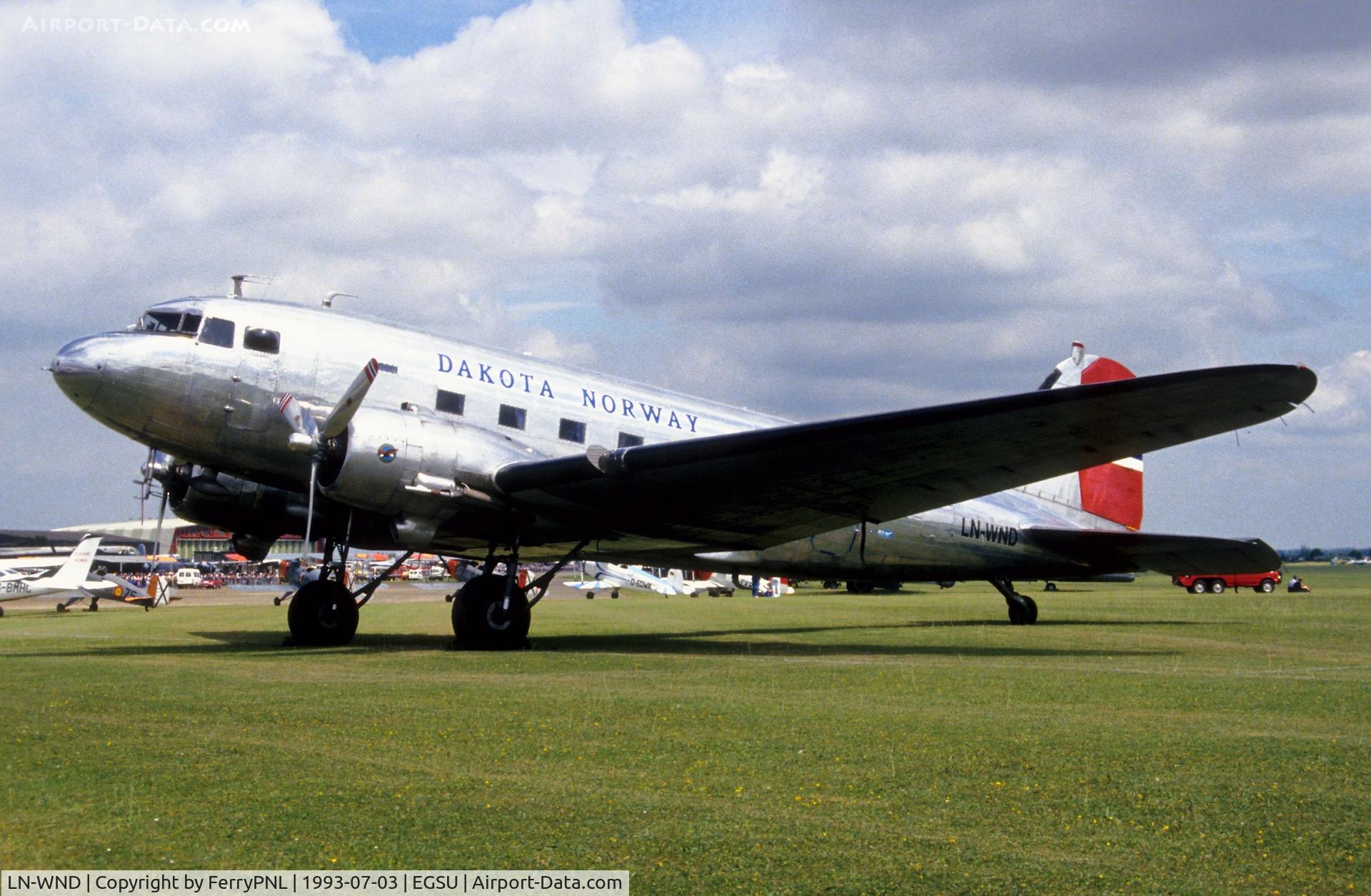 LN-WND, 1943 Douglas C-53D-DO Skytrooper (DC-3A) C/N 11750, Dakota Norway