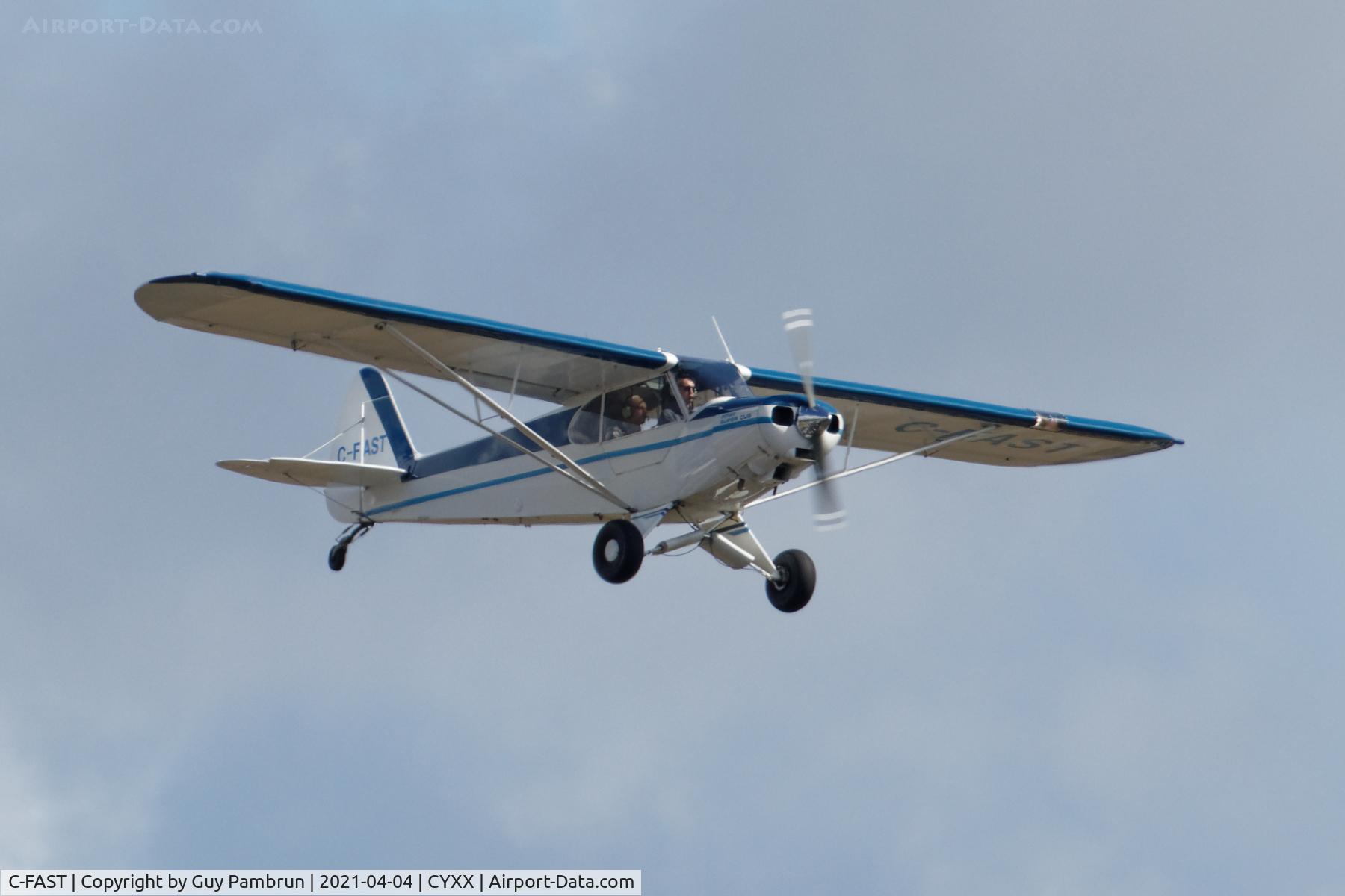 C-FAST, 1971 Piper PA-18-150 Super Cub C/N 18 8946, Landing on 19