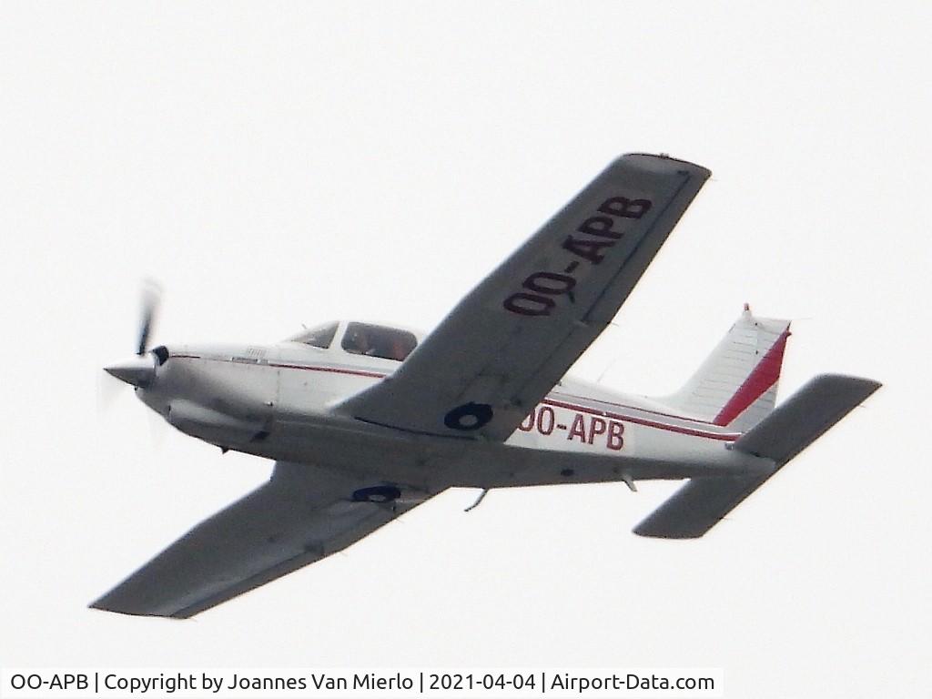OO-APB, 1978 Piper PA-28R-201T Cherokee Arrow III C/N 28R-7803364, Caught over Ghent, Belgium