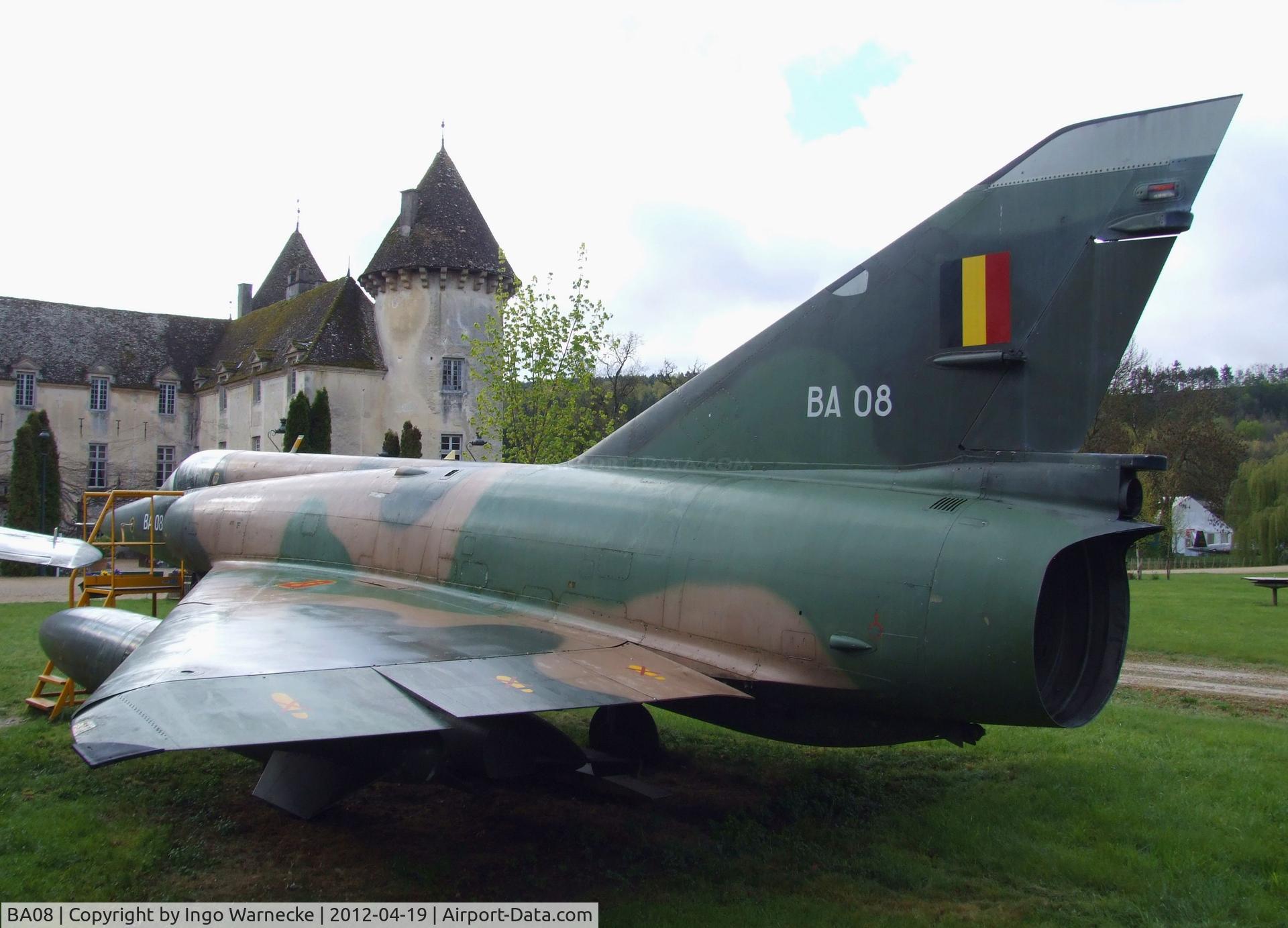 BA08, SABCA Mirage 5BA C/N 08, Dassault (SABCA) Mirage 5BA at the Musee de l'Aviation du Chateau, Savigny-les-Beaune