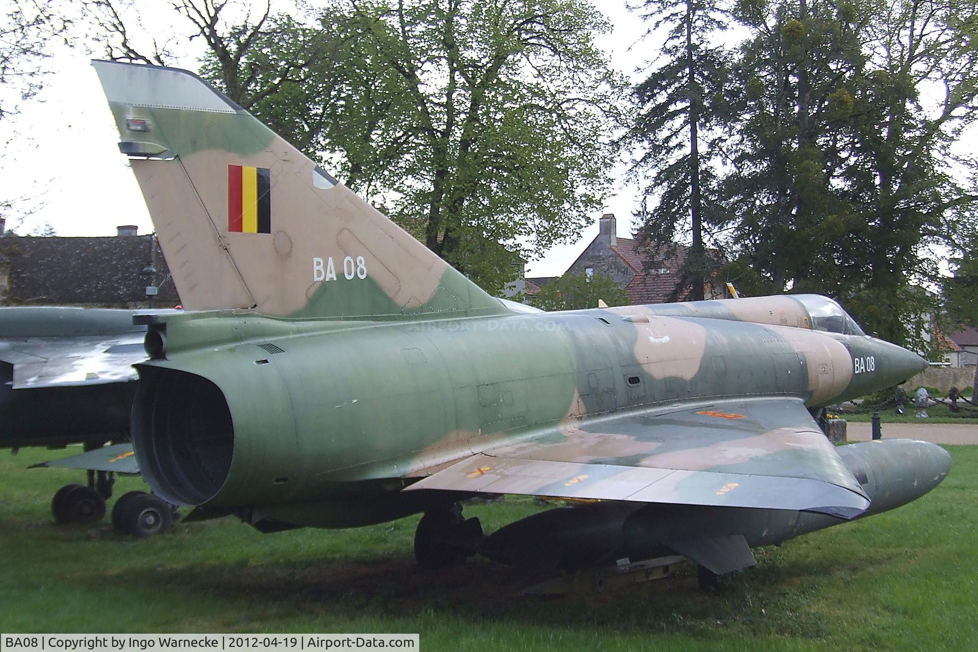 BA08, SABCA Mirage 5BA C/N 08, Dassault (SABCA) Mirage 5BA at the Musee de l'Aviation du Chateau, Savigny-les-Beaune