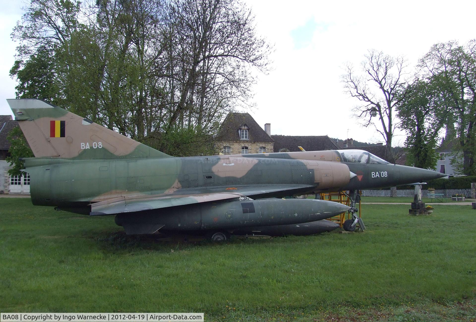 BA08, SABCA Mirage 5BA C/N 08, Dassault (SABCA) Mirage 5BA at the Musee de l'Aviation du Chateau, Savigny-les-Beaune