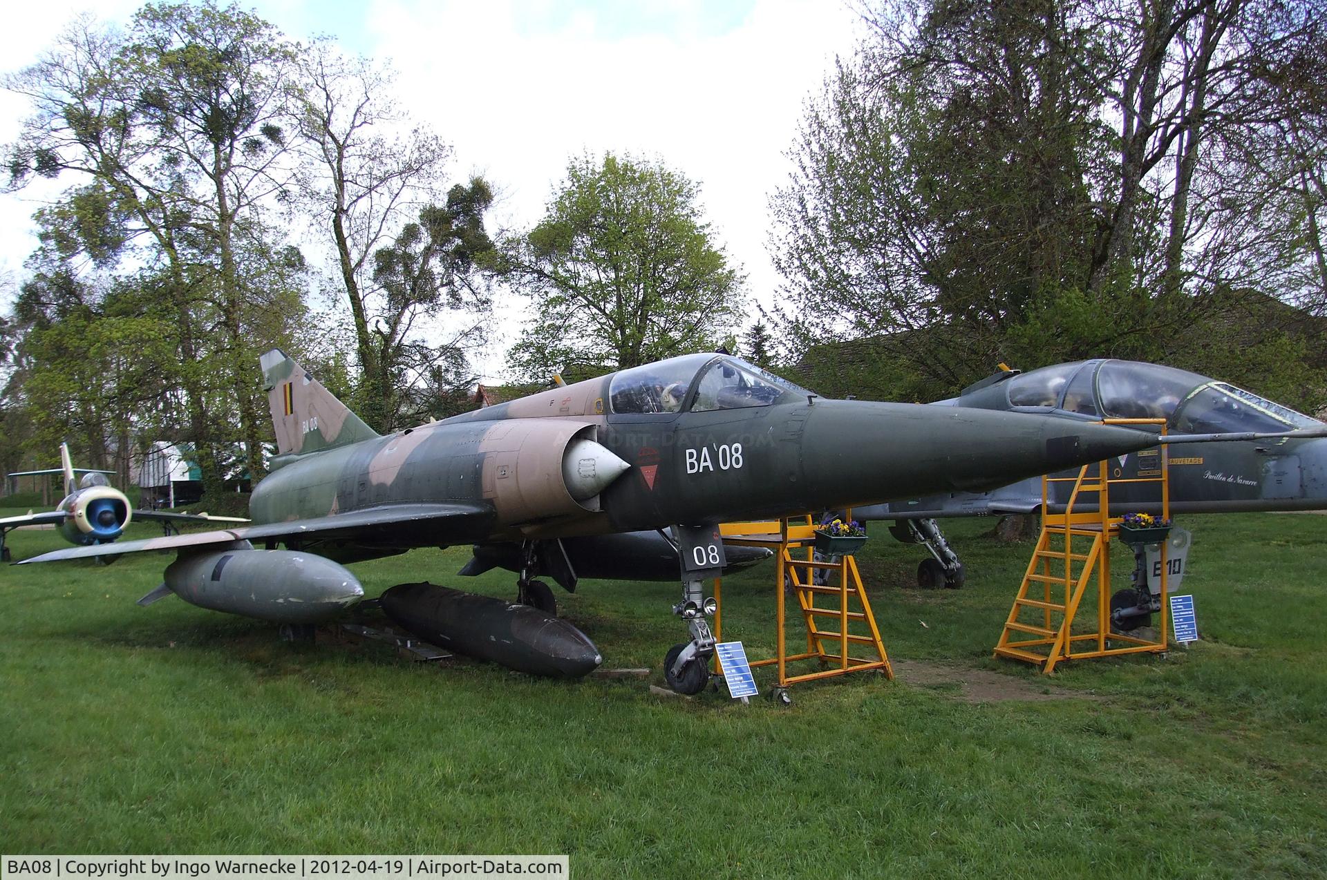 BA08, SABCA Mirage 5BA C/N 08, Dassault (SABCA) Mirage 5BA at the Musee de l'Aviation du Chateau, Savigny-les-Beaune