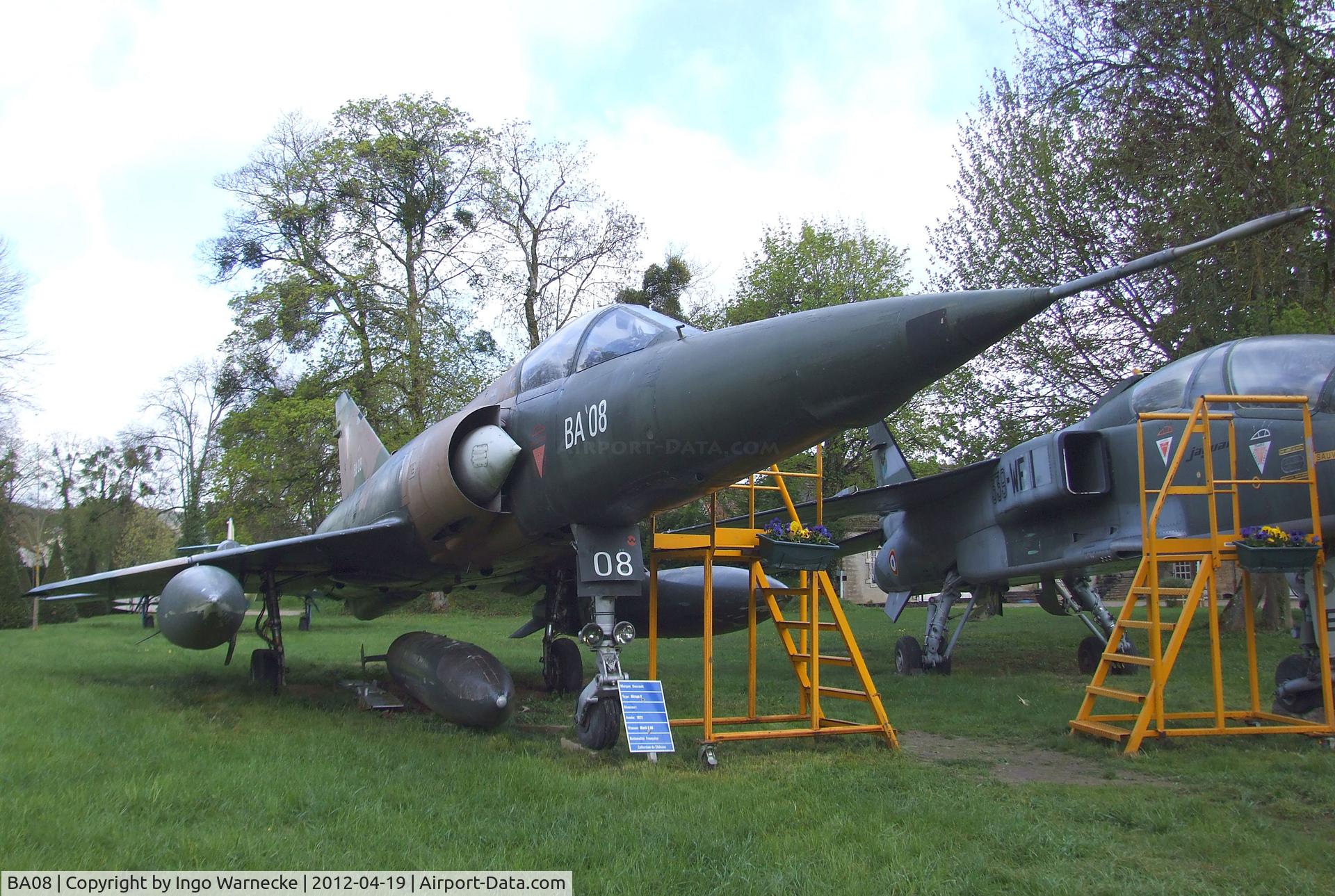 BA08, SABCA Mirage 5BA C/N 08, Dassault (SABCA) Mirage 5BA at the Musee de l'Aviation du Chateau, Savigny-les-Beaune