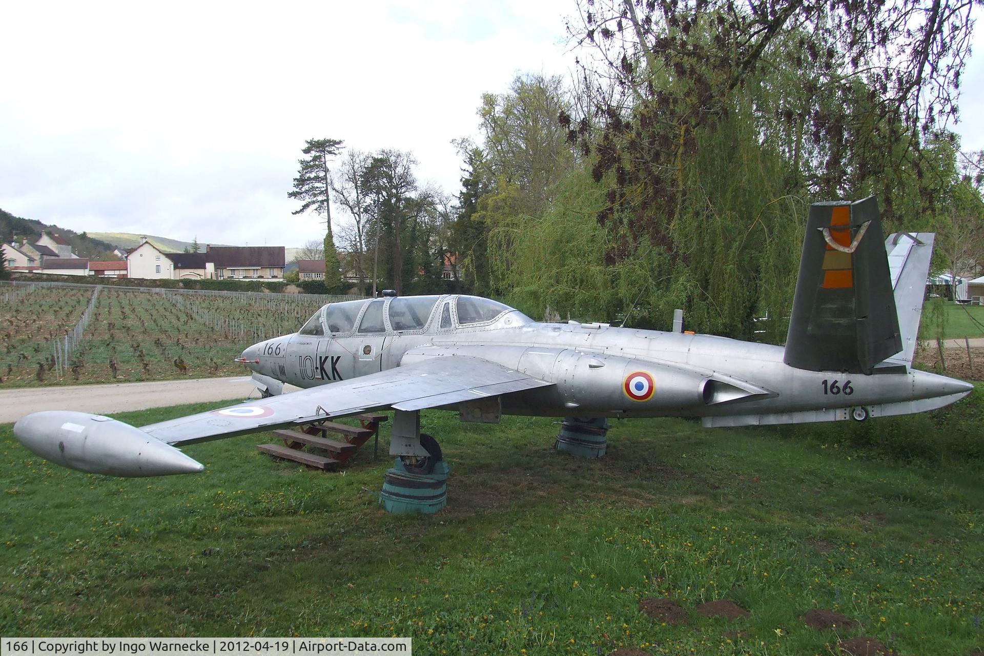 166, Fouga CM-170R Magister C/N 166, Fouga CM.170R Magister at the Musee de l'Aviation du Chateau, Savigny-les-Beaune