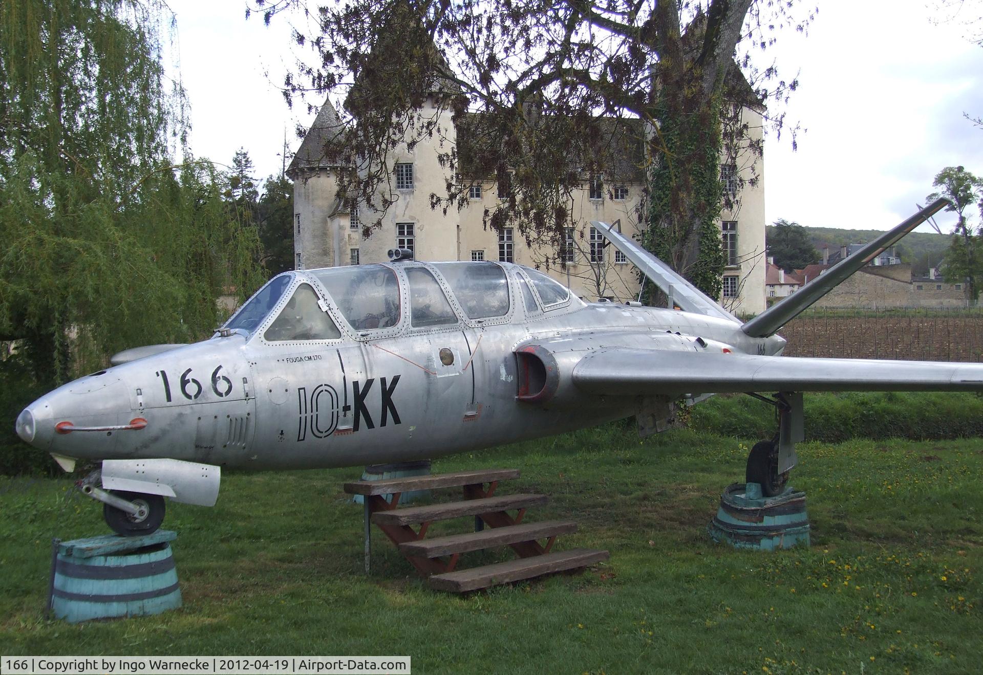 166, Fouga CM-170R Magister C/N 166, Fouga CM.170R Magister at the Musee de l'Aviation du Chateau, Savigny-les-Beaune