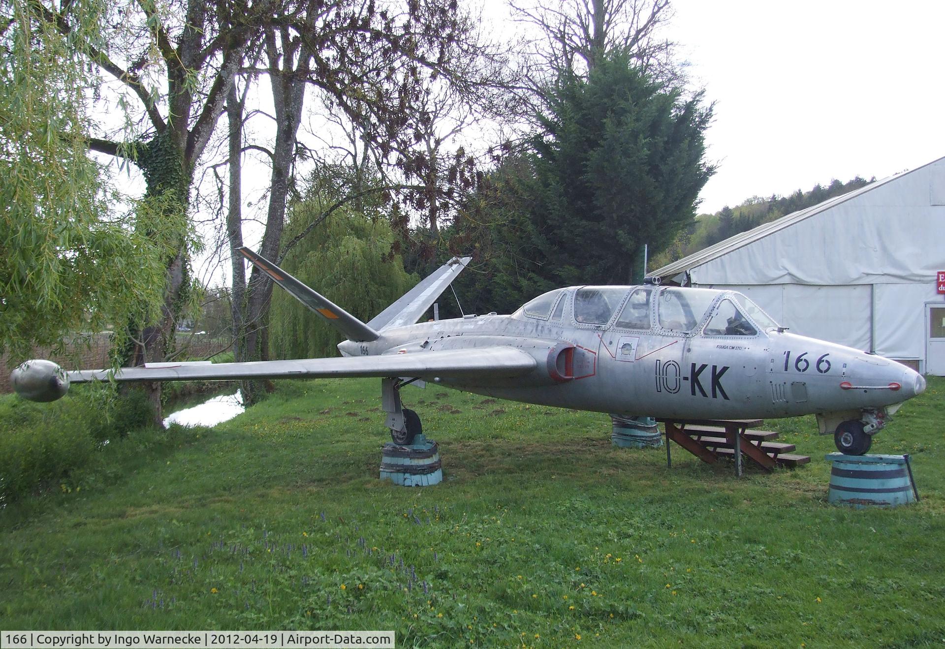 166, Fouga CM-170R Magister C/N 166, Fouga CM.170R Magister at the Musee de l'Aviation du Chateau, Savigny-les-Beaune