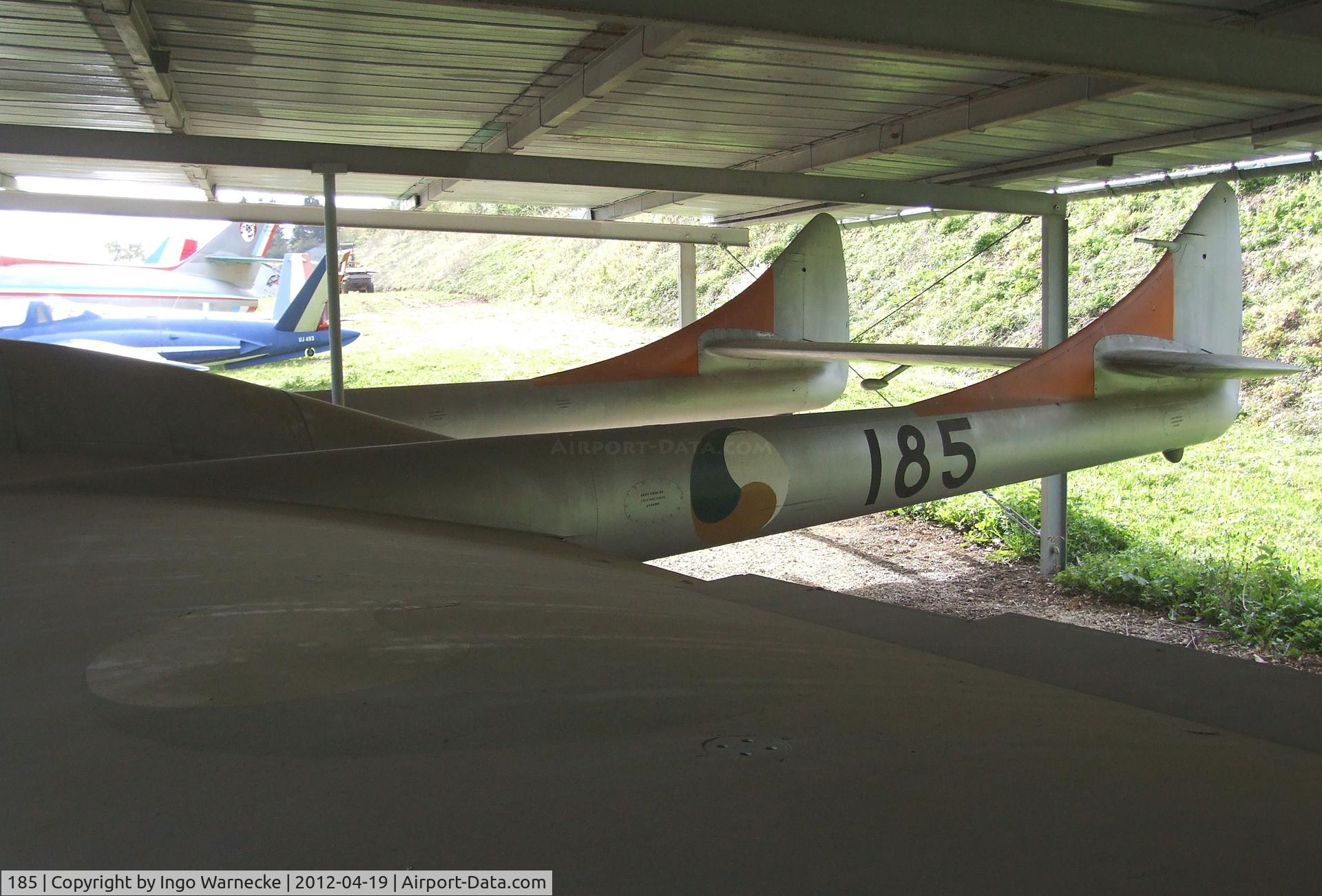 185, De Havilland DH-115 Vampire T.55 C/N 15775, De Havilland D.H.115 Vampire T55 at the Musee de l'Aviation du Chateau, Savigny-les-Beaune