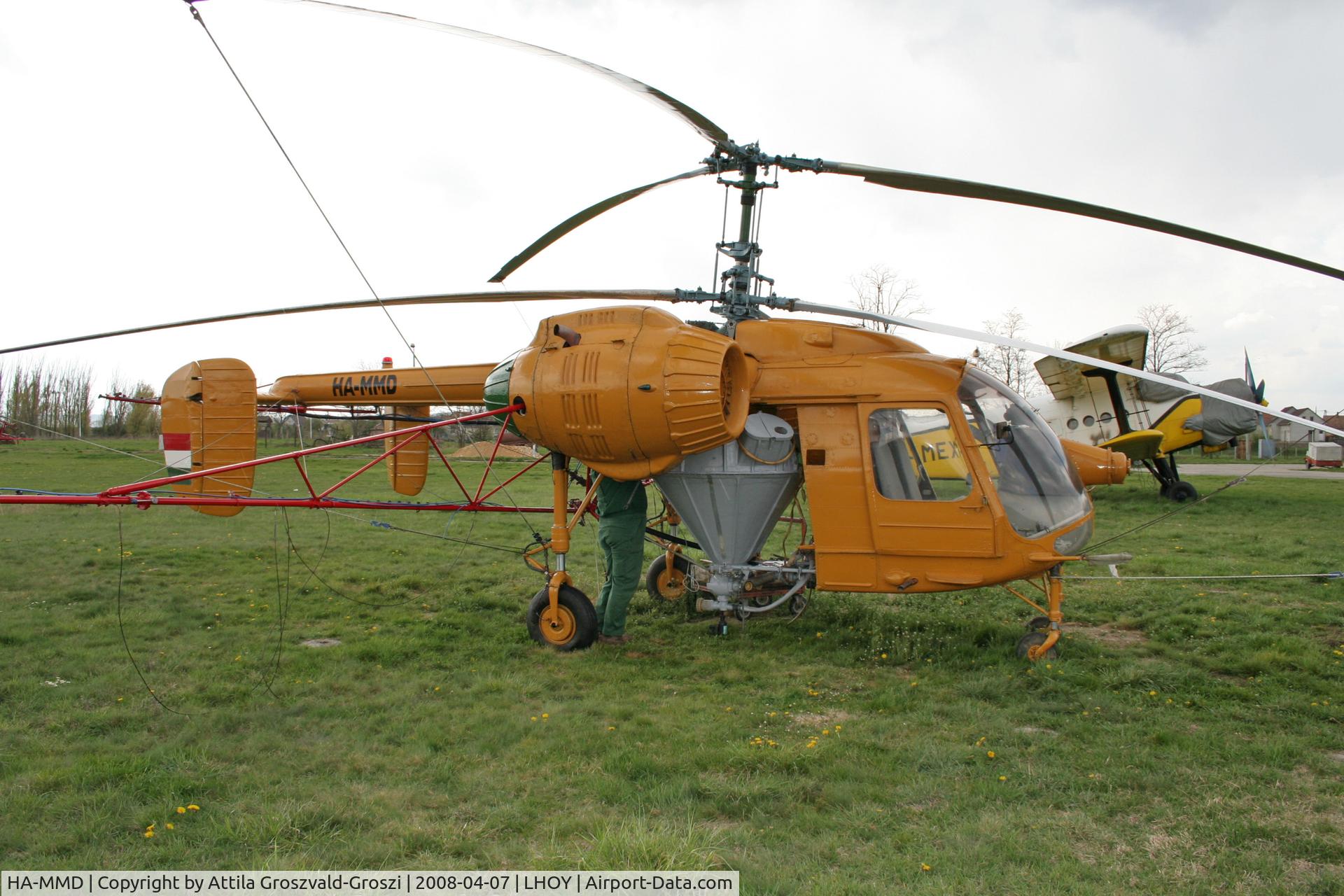 HA-MMD, 1970 Kamov Ka-26 Hoodlum C/N 7001003, LHOY - Öcsény Airport, Hungary