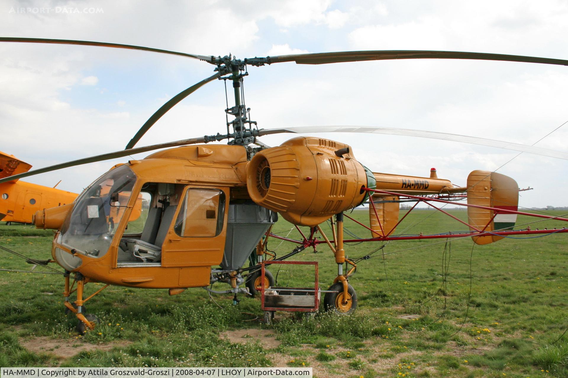 HA-MMD, 1970 Kamov Ka-26 Hoodlum C/N 7001003, LHOY - Öcsény Airport, Hungary