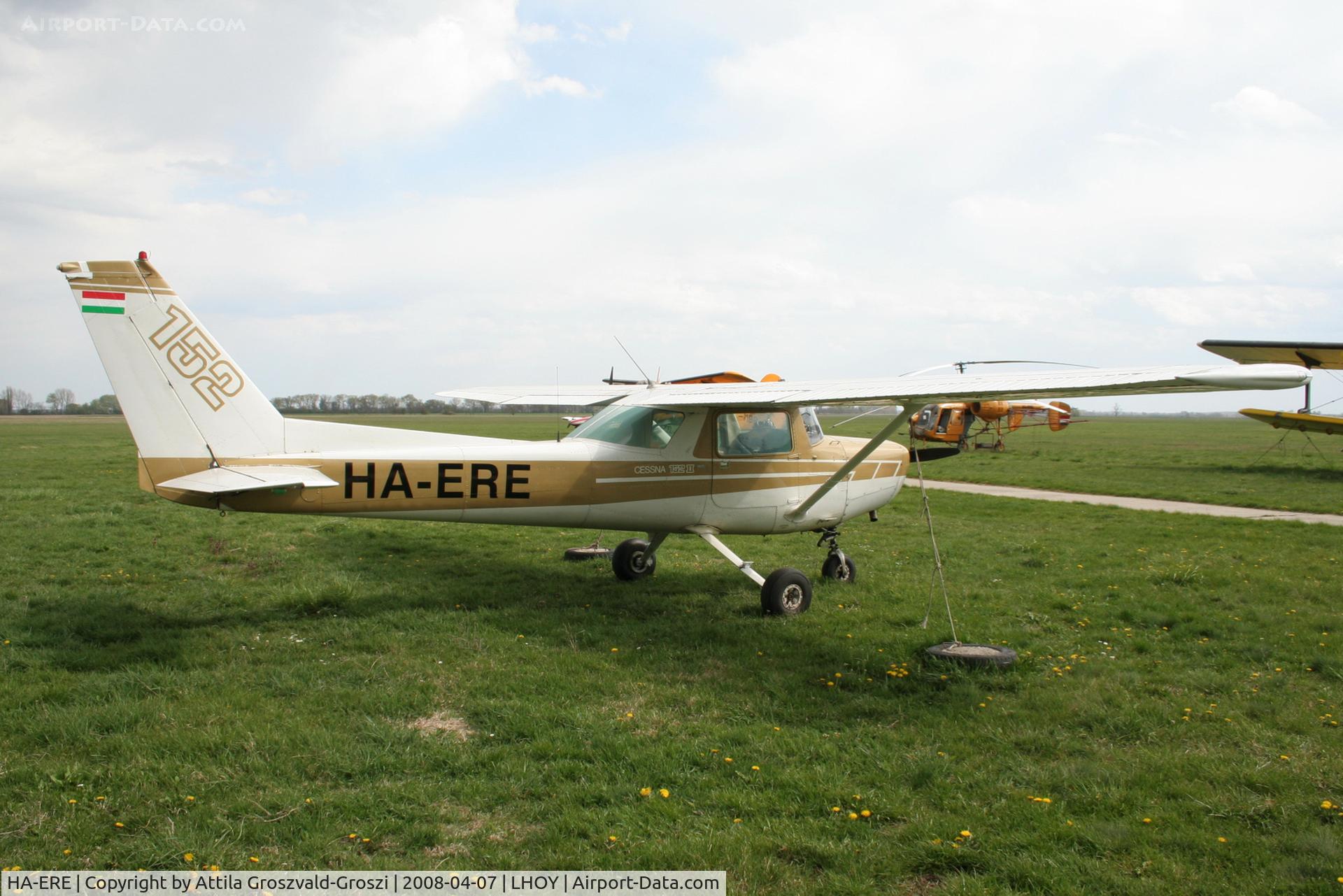 HA-ERE, 1977 Cessna 152 C/N 15280769, LHOY - Öcsény Airport, Hungary