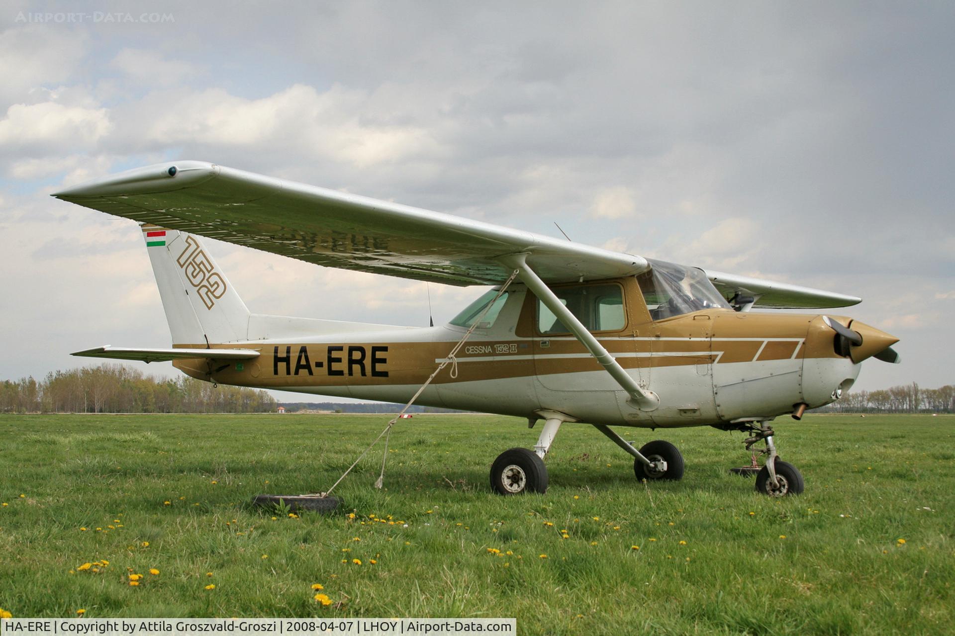 HA-ERE, 1977 Cessna 152 C/N 15280769, LHOY - Öcsény Airport, Hungary