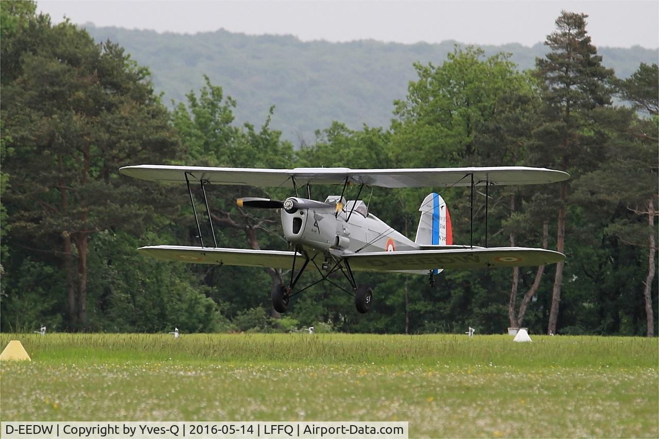 D-EEDW, Stampe-Vertongen SV-4C C/N 245, Stampe-Vertongen SV-4C, Landing, La Ferté-Alais airfield (LFFQ) Air show 2016