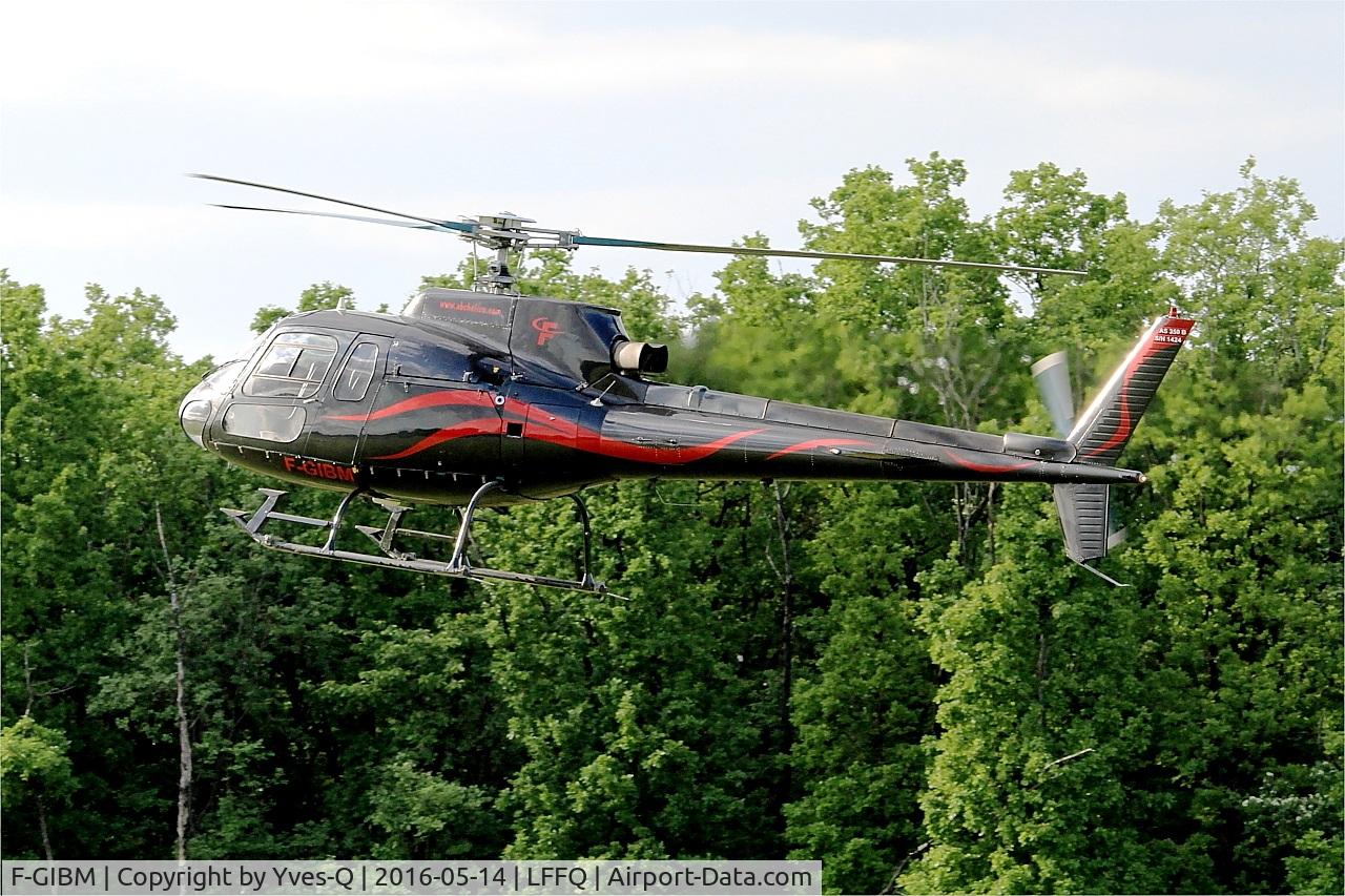 F-GIBM, 2008 Aerospatiale AS-350D AStar C/N 1424, Aerospatiale AS-350B Ecureuil, La Ferté-Alais airfield (LFFQ) Airshow 2016