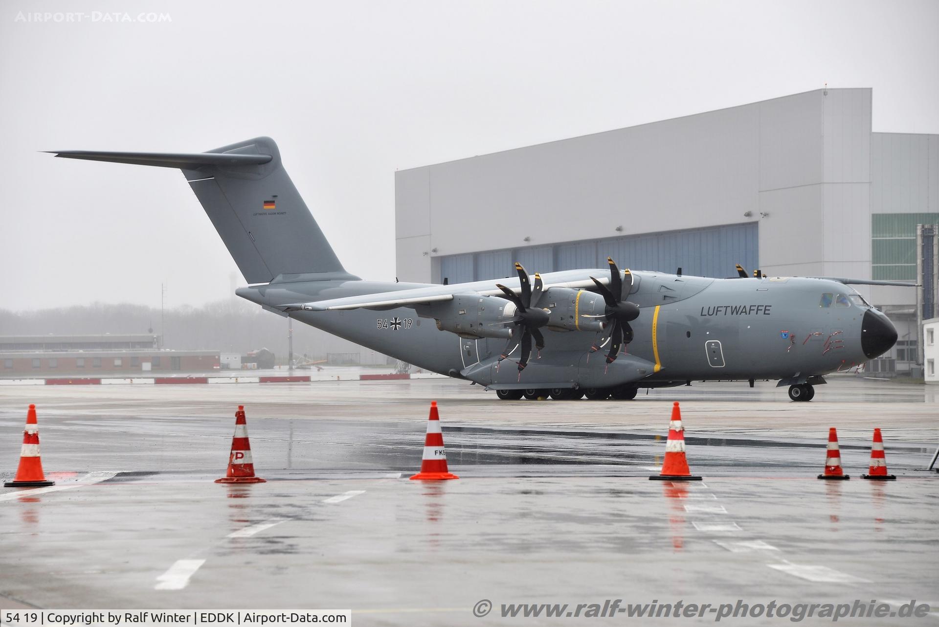 54 19, 2018 Airbus A400M Atlas C/N 071, Airbus A400M-180 - GAF German Air Force - 071 - 54+19 - 13.01.2019 - CGN