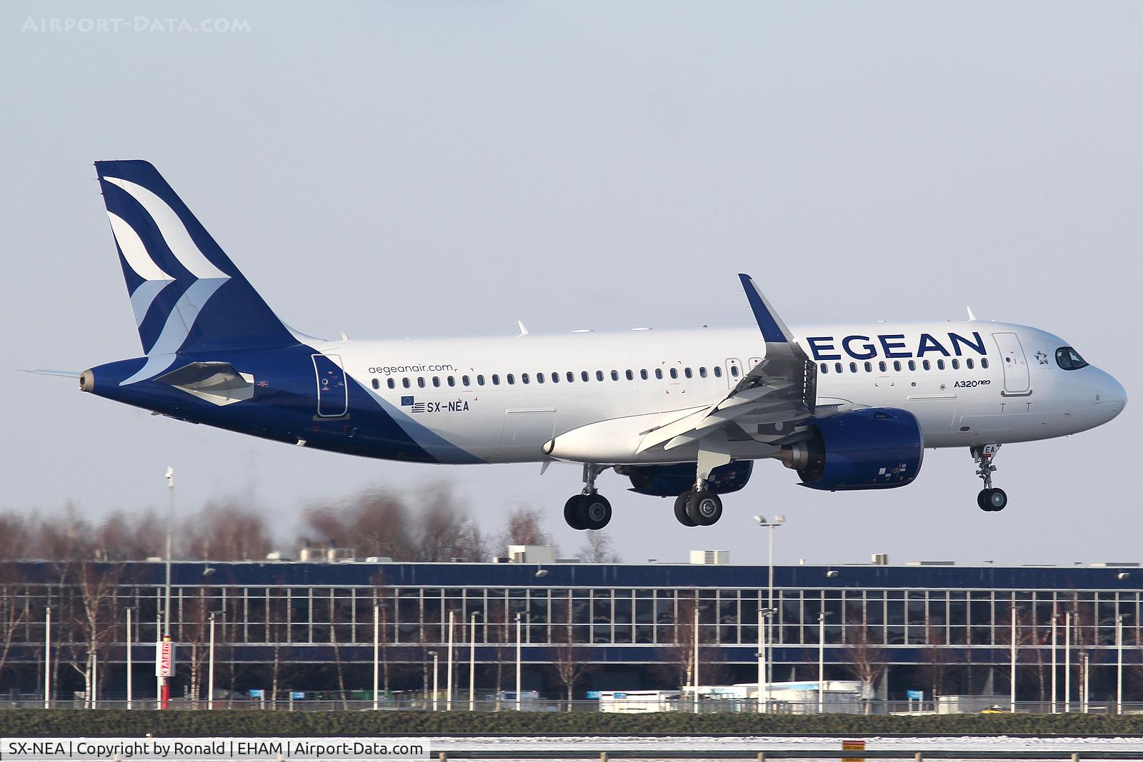 SX-NEA, 2020 Airbus A320-271N C/N 9497, at spl