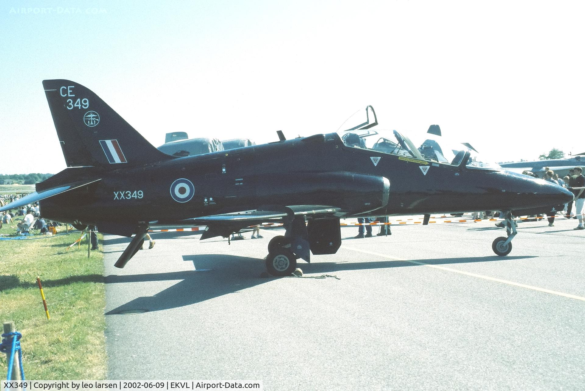 XX349, 1981 Hawker Siddeley Hawk T.1W C/N 198/312173, Værløse Air Base 9.6.2002