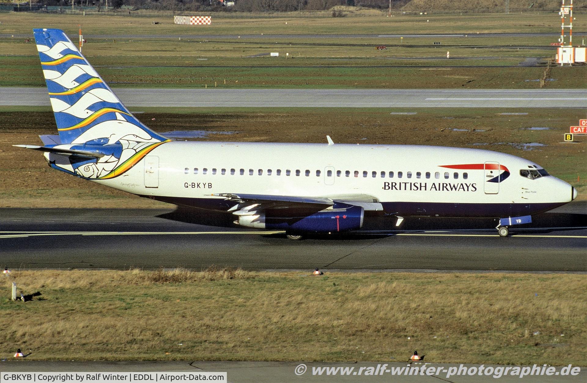 G-BKYB, 1984 Boeing 737-236 C/N 23160, Boeing 737-236 - BA BAW British Airways 'Poole Pottery' 'River Stour' - 23160 - G-BKYB - 12.01.1998 - DUS