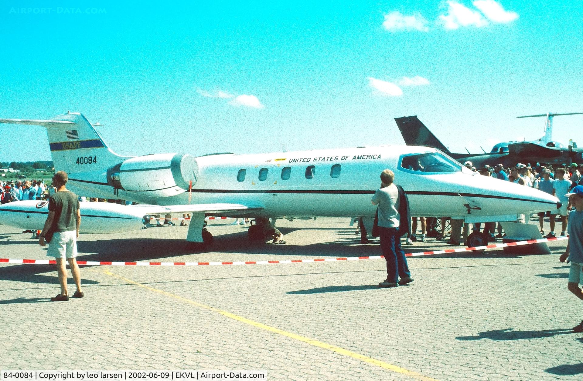 84-0084, 1984 Gates Learjet C-21A C/N 35A-530, Værløse Air Base 9.6.2002
