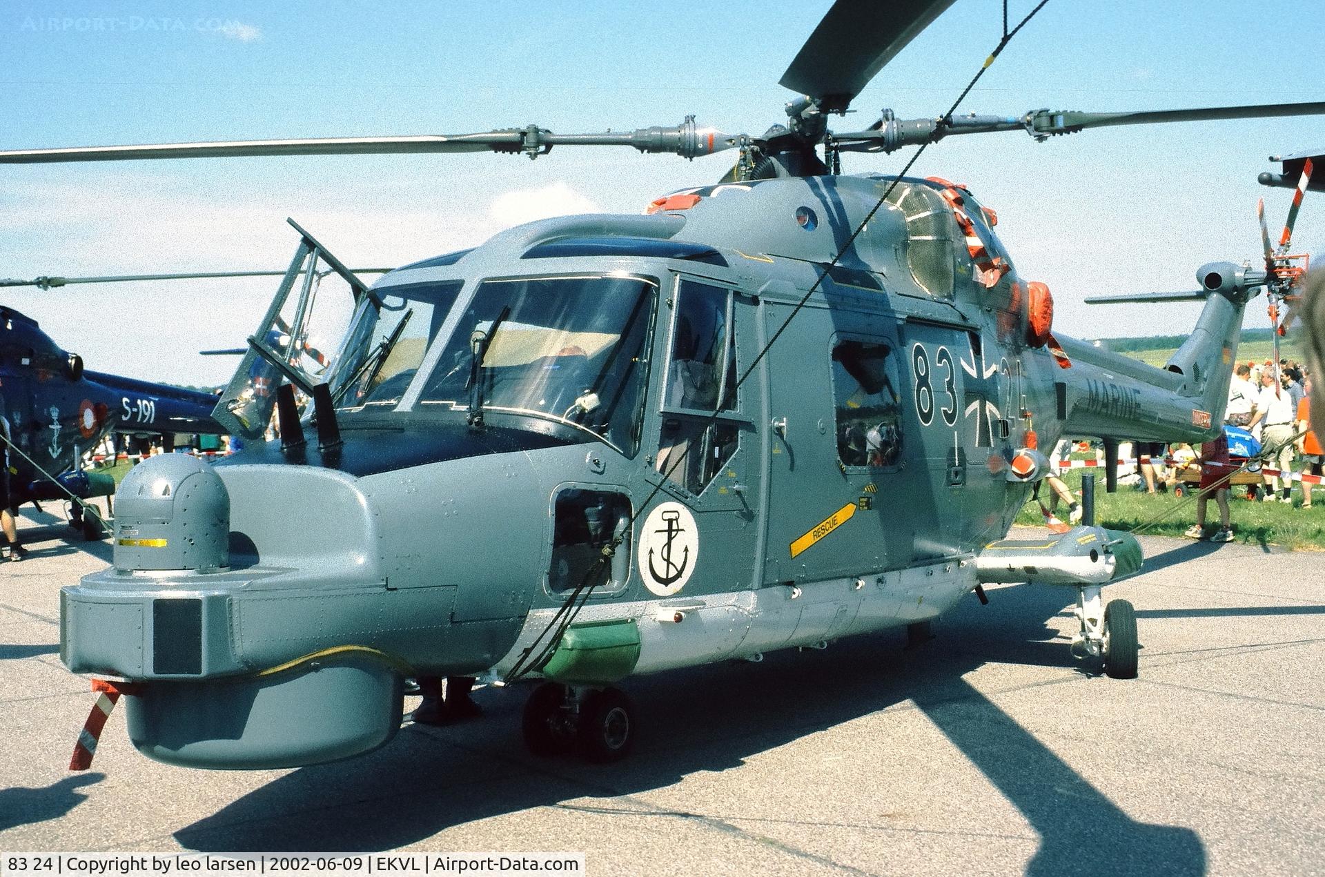 83 24, Westland Super Lynx Mk.88A C/N 394, Værløse Air Base 9.6.2002