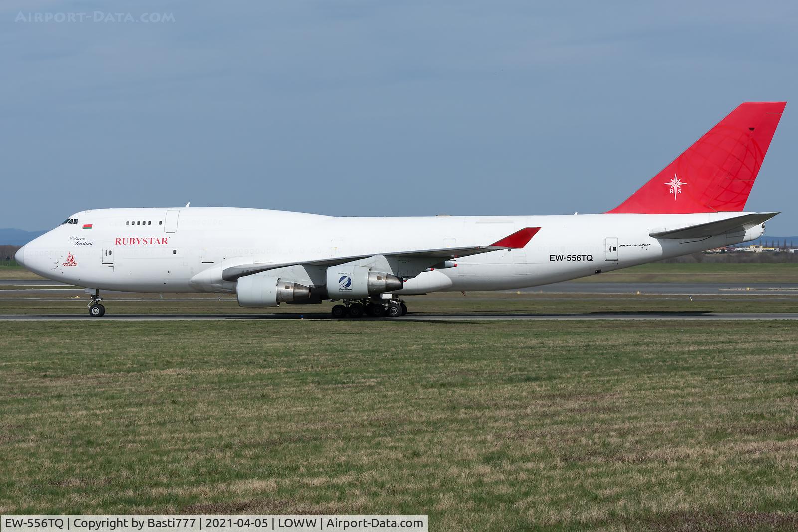 EW-556TQ, 1991 Boeing 747-409(BDSF) C/N 24311, EW-556TQ in Vienna