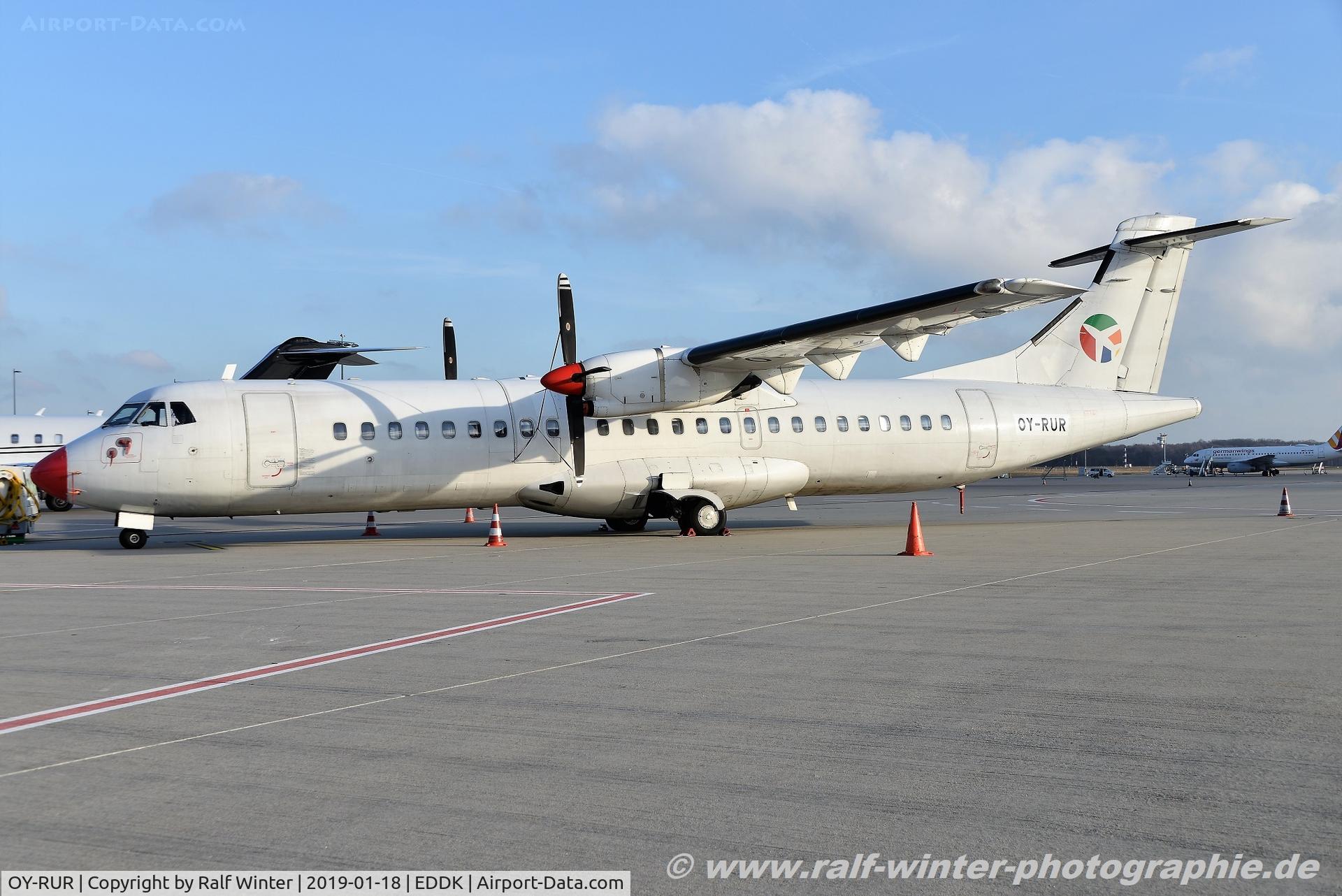 OY-RUR, 1989 ATR 72-201 C/N 145, ATR 72-201 - DX DTR Danish Air Transport DAT - 145 - OY-RUR - 18.01.2019 - CGN