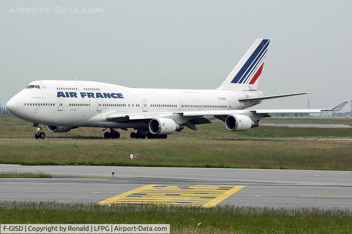 F-GISD, 1992 Boeing 747-428M C/N 25628, at cdg