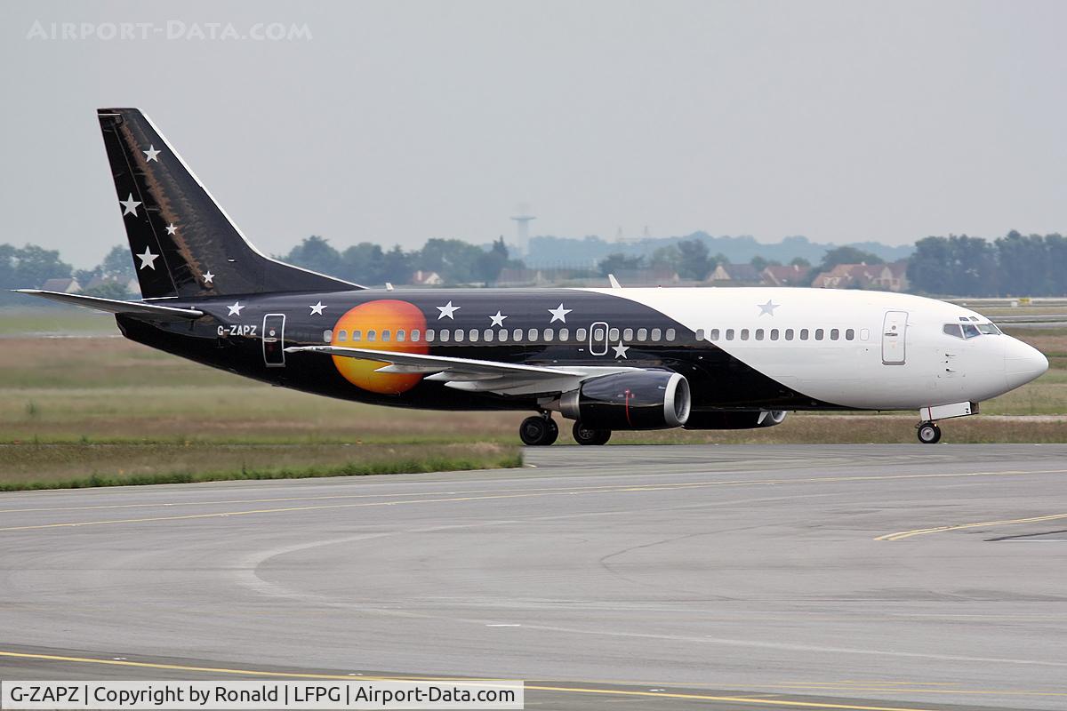 G-ZAPZ, 1991 Boeing 737-33A(QC) C/N 25401, at cdg