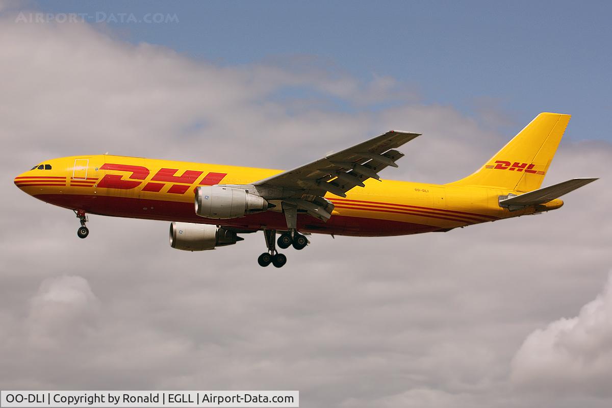 OO-DLI, 1982 Airbus A300B4-203(F) C/N 234, at lhr