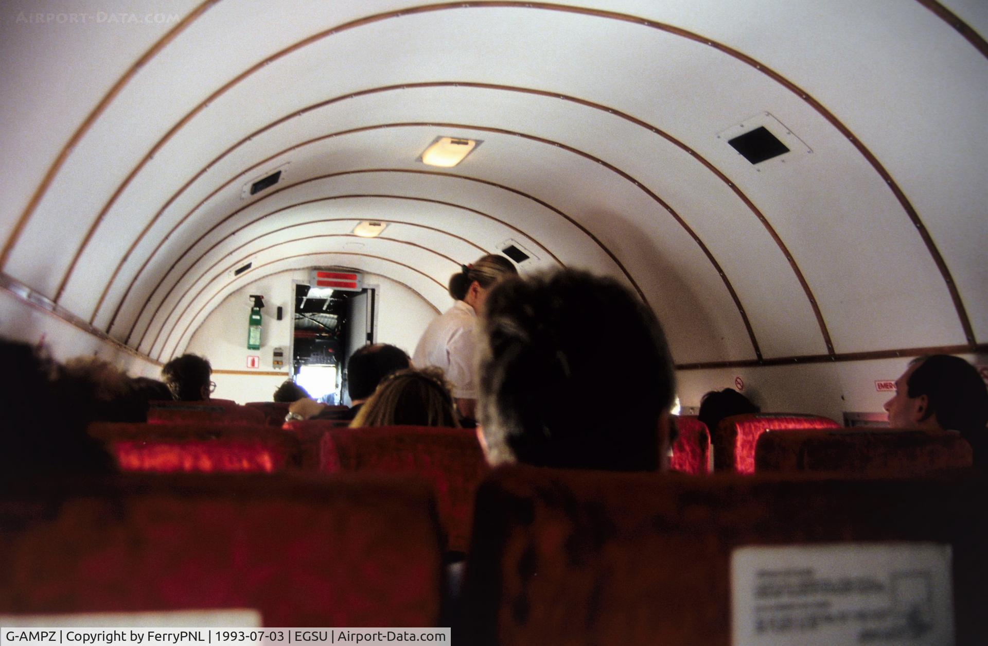 G-AMPZ, 1944 Douglas C-47B Dakota 4 (DC-3) C/N 16124/32872, Interior of Air Atlantic DC3