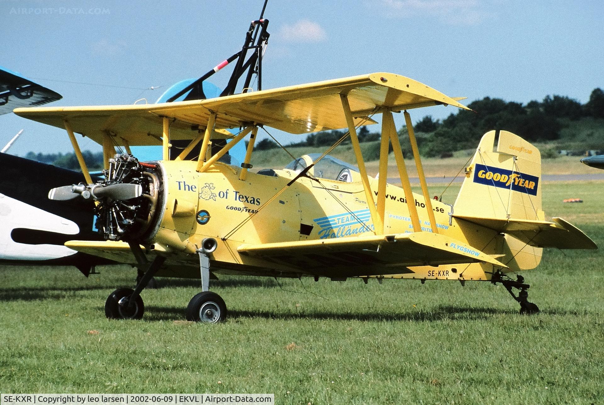 SE-KXR, 1973 Grumman G.164A Show Cat C/N 1120, Værløse Air Base 9.6.2002